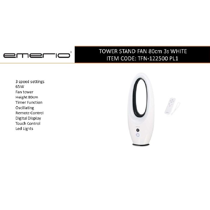 small-appliances/cooling/emerio-tower-stand-fan-80cm-3s-white-with-remote